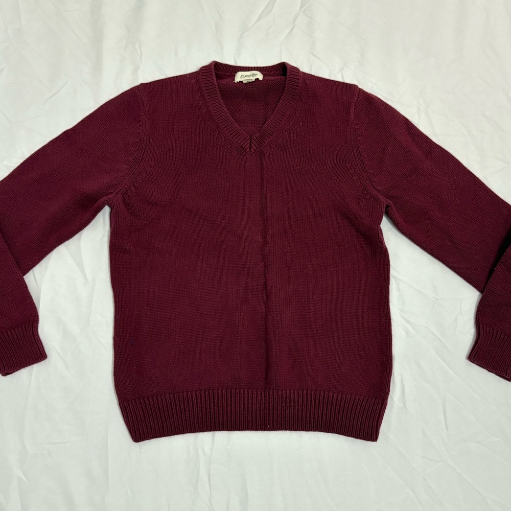 Maroon Knit Sweater